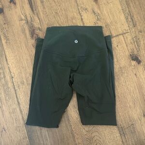 Lululemon Align leggings size 2. Dark green